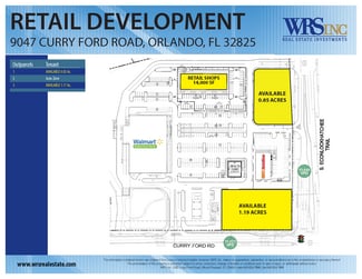 Orlando, FL Commercial Land - Curry Ford Rd @ S Econlockhatchee Trl