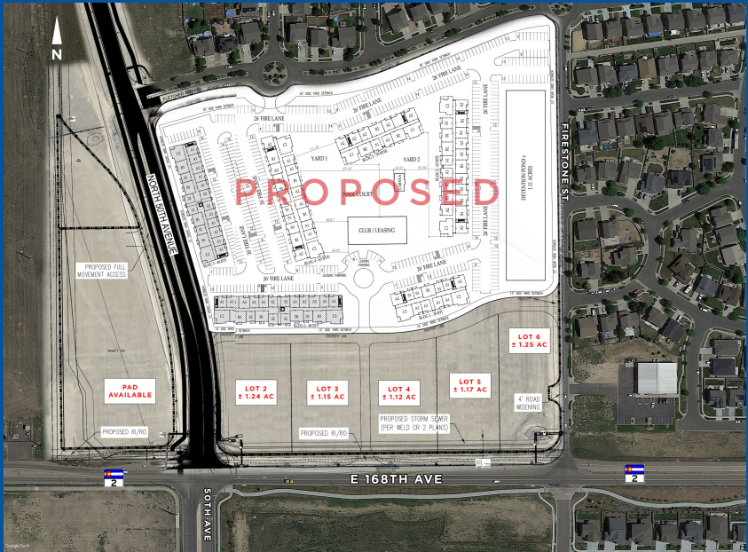 NWC & NEC CR2 & 50th Ave, Lochbuie, CO for Rent