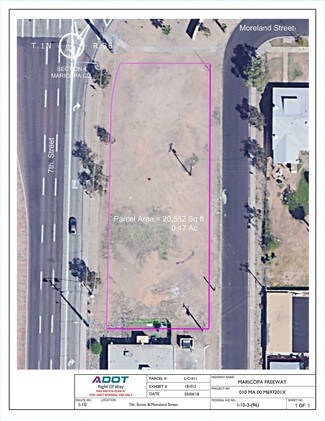 Southeast Corner Of N 7th Street I-10 7th St Roosevelt  