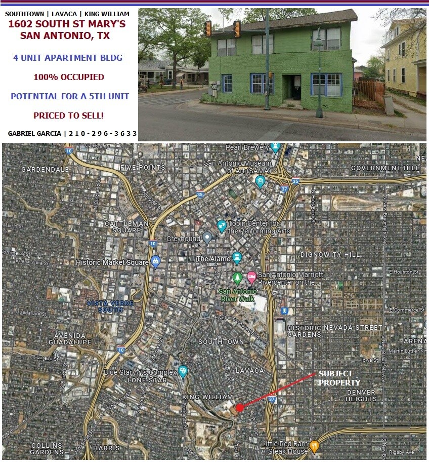 1602 S Saint Marys St, San Antonio, TX for Sale