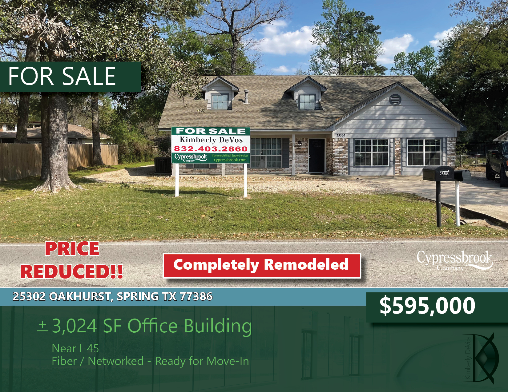 25302 Oakhurst Dr, Spring, TX for Sale