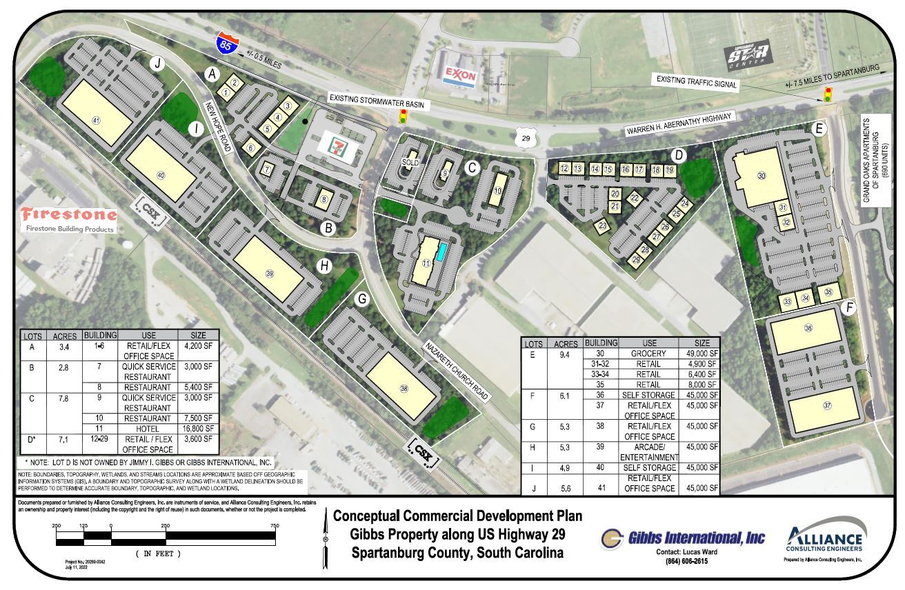 0 Warren H Abernathy Hwy, Spartanburg, SC for Sale