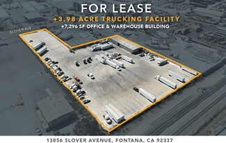 Fontana, CA Industrial Land - 13856 Slover Ave