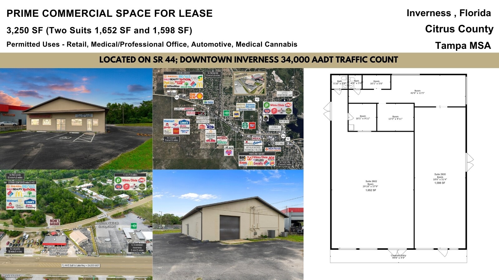 2602 Highway 44 W, Inverness, FL for Rent