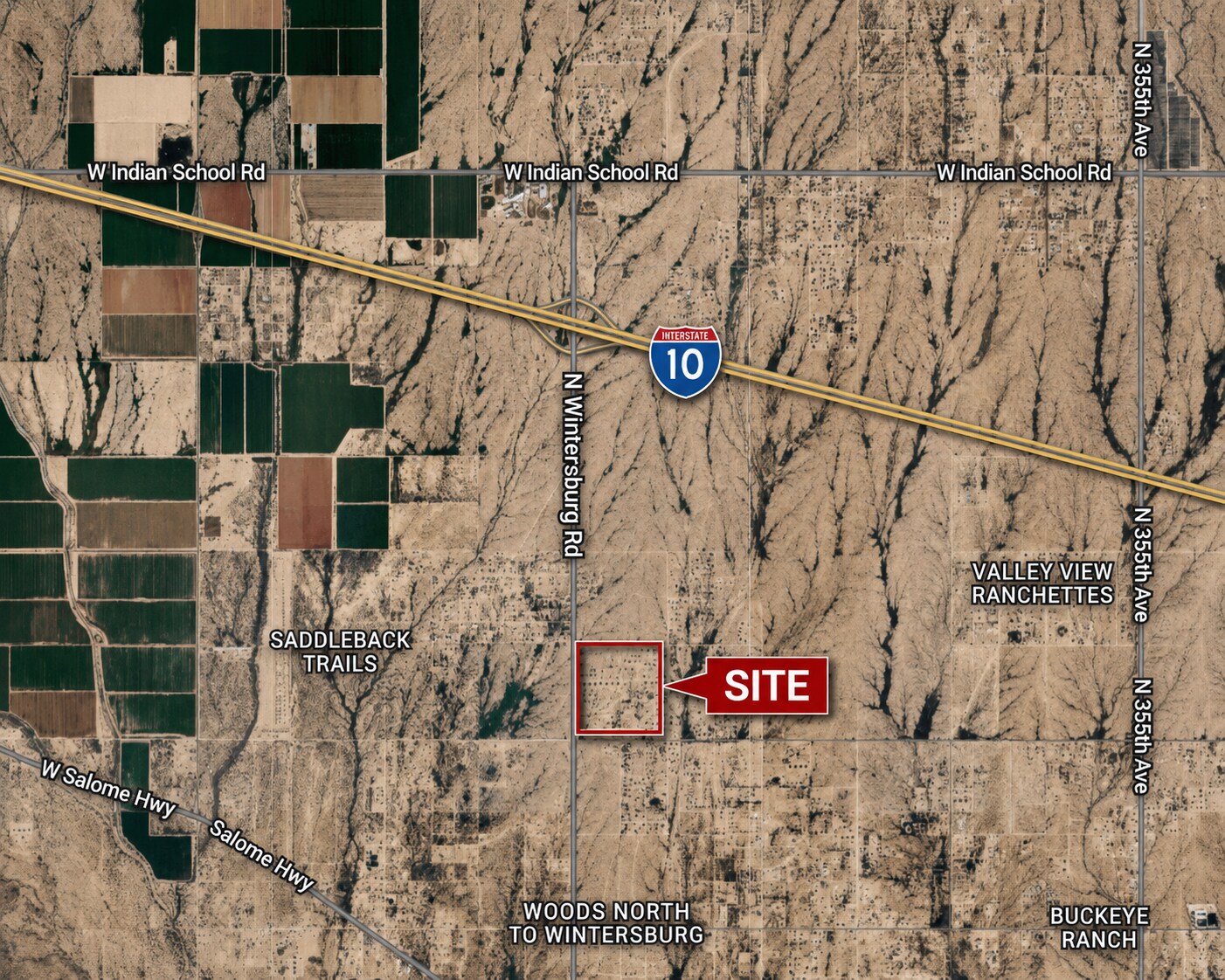 Wintersburg rd rd @ Wintersburg rd & Van Buren st, Tonopah, AZ for Sale