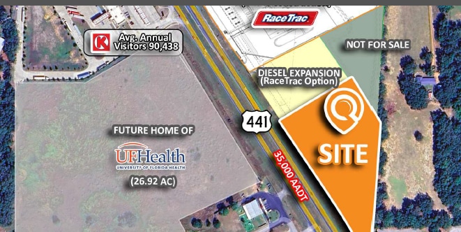 SEC US Highway 441 and SE Sunset Harbor Summer rd, Summerfield, FL for Sale