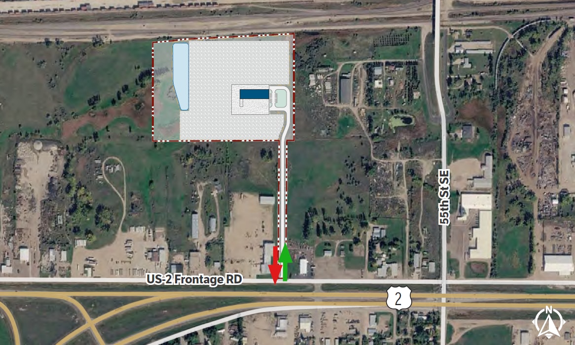 US-2 Frontage Road, Minot, ND for Rent