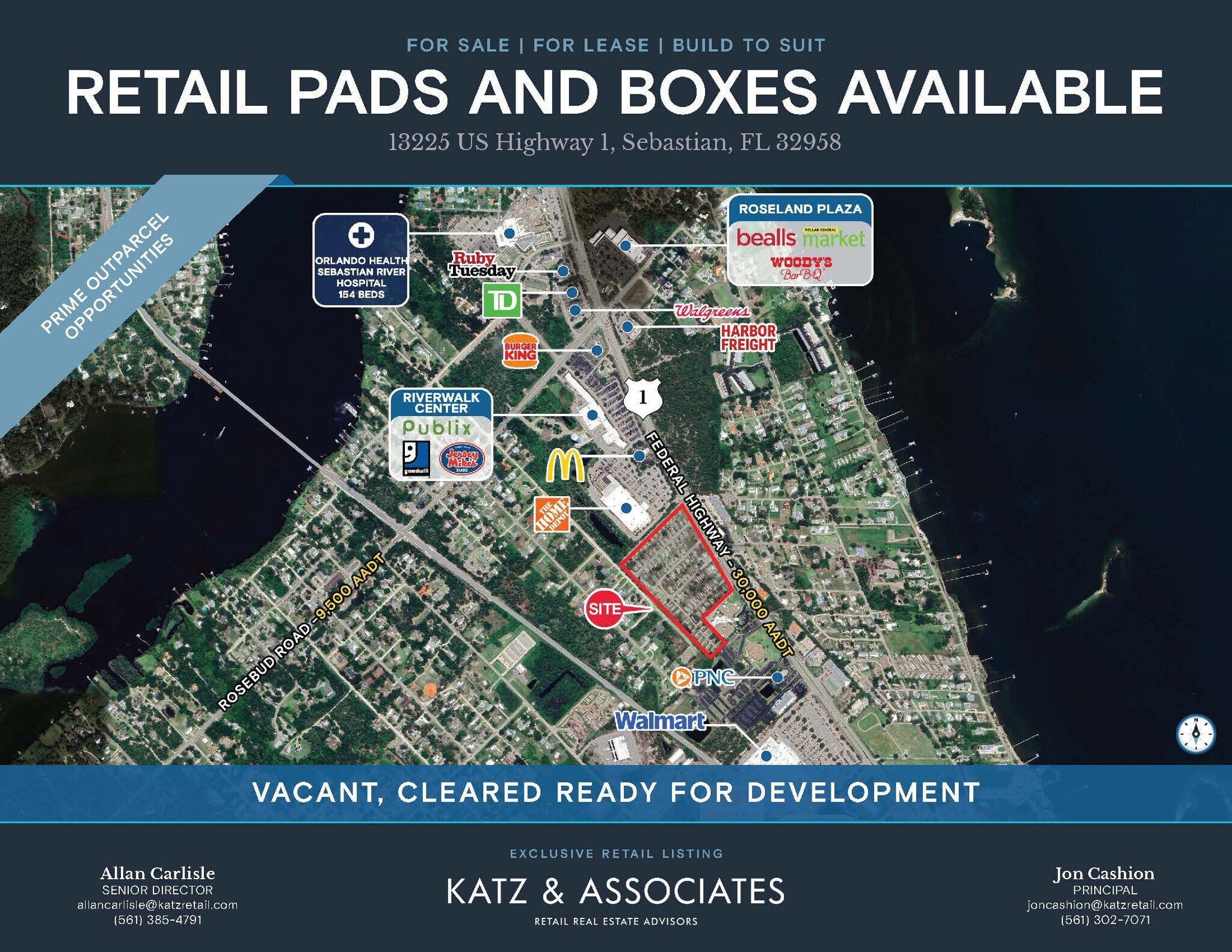 13225-13228 US Highway 1, Sebastian, FL for Rent