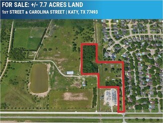 Katy, TX Commercial Land - First St