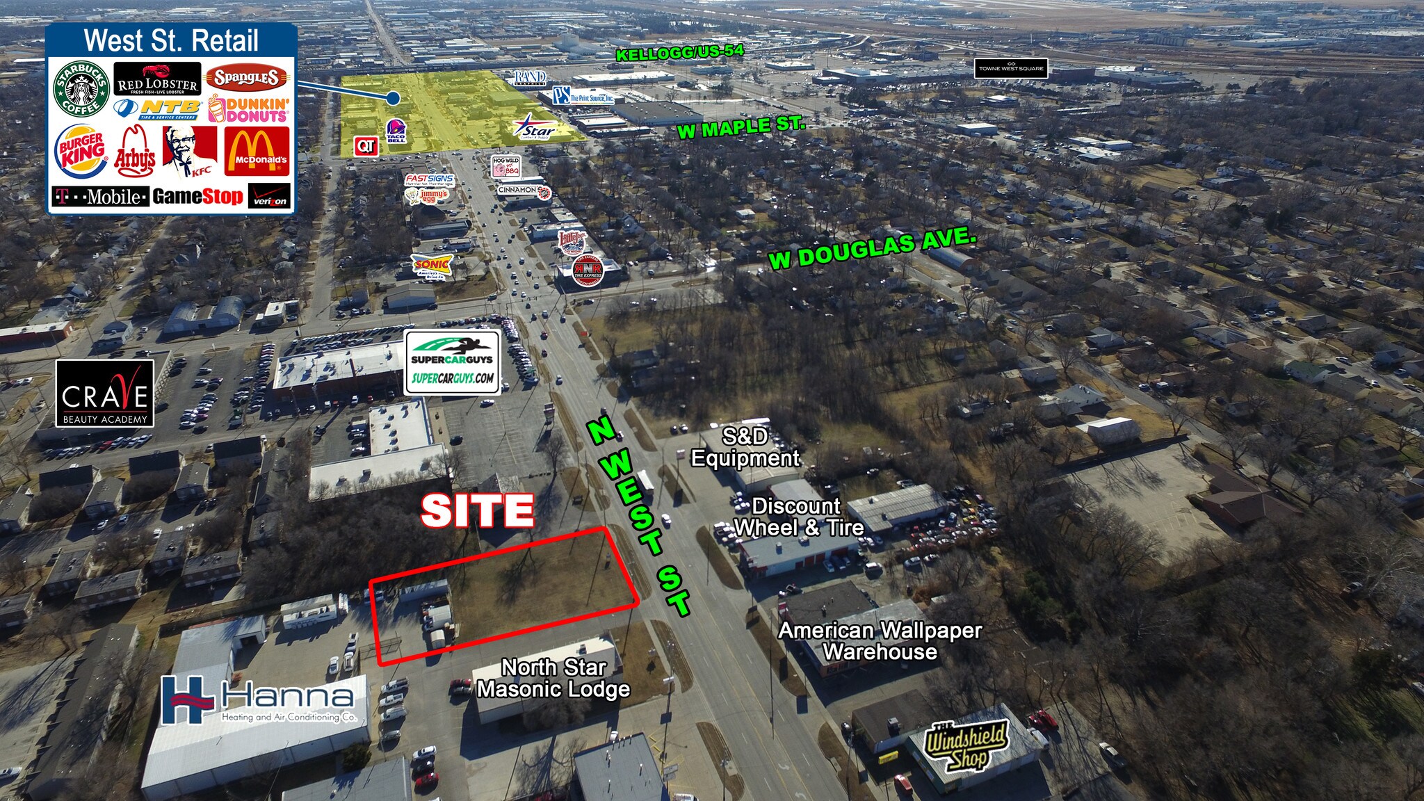 206 N West St, Wichita, KS for Rent