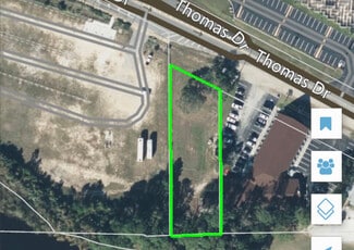 Panama City Beach, FL Commercial Land - 9823 Thomas Dr
