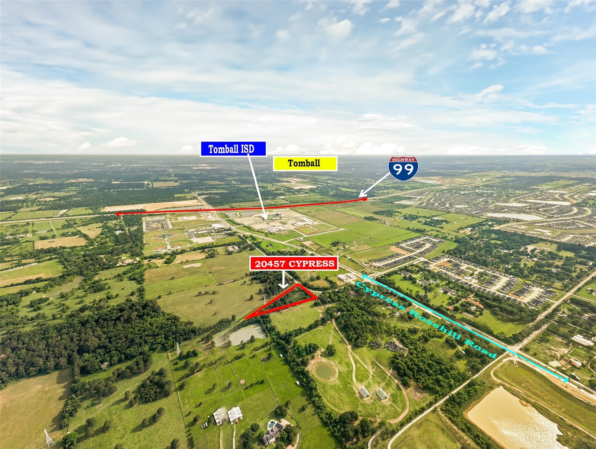 0 Cypress Rosehill Road, Tomball, TX for Sale