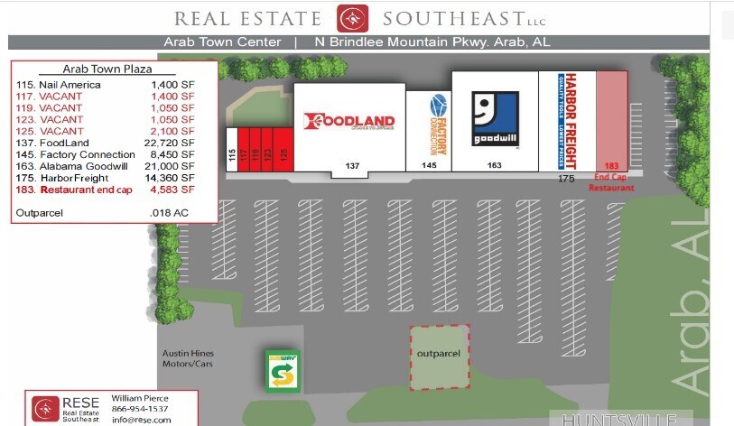 111 N Brindlee Mountain Pky, Arab, AL for Rent