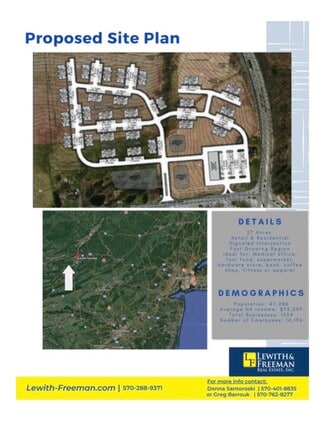 Drums, PA Commercial - N. Hunter Highway @ W. Butler Drive Drums, PA Commercial - N. Hunter Highway @ W. Butler Drive