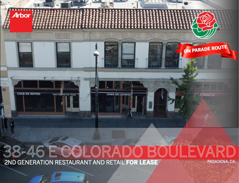 38-46 E Colorado Blvd, Pasadena, CA for Rent