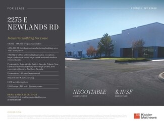 Fernley, NV Industrial - 2275 E Newlands Dr