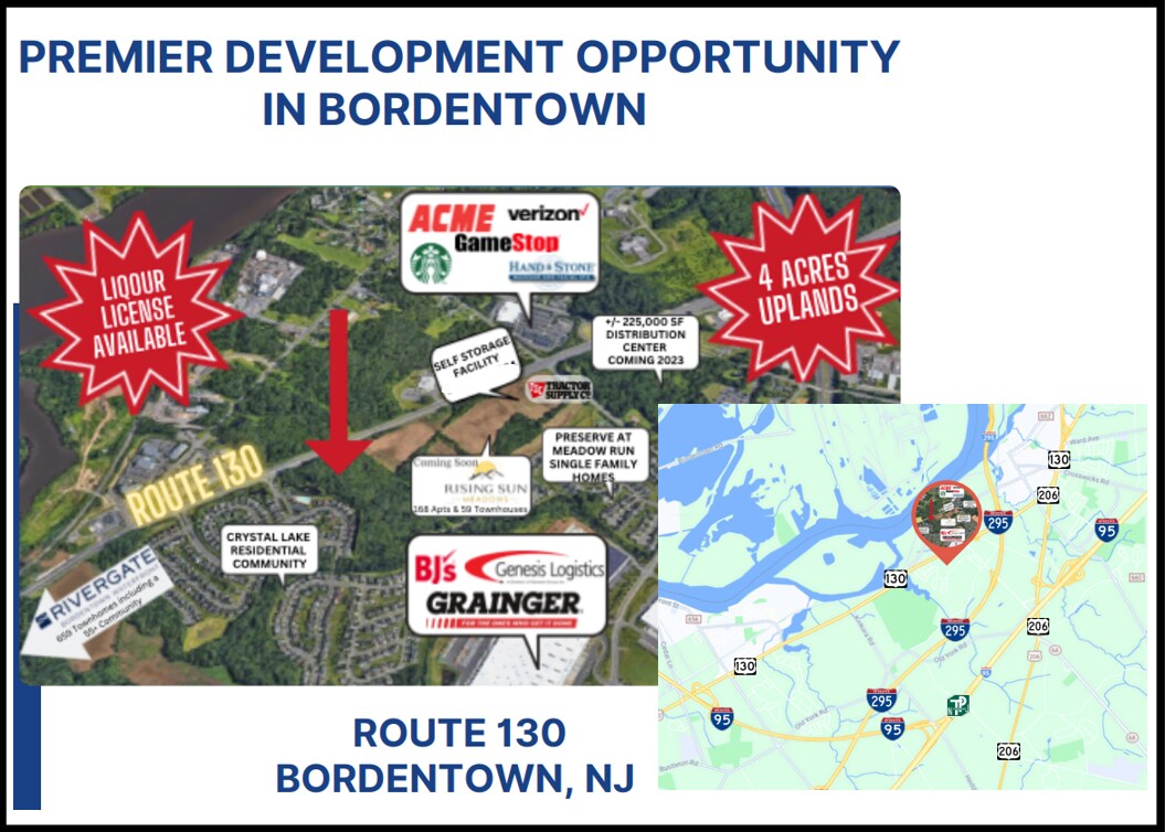 Route 130, Bordentown, NJ for Rent