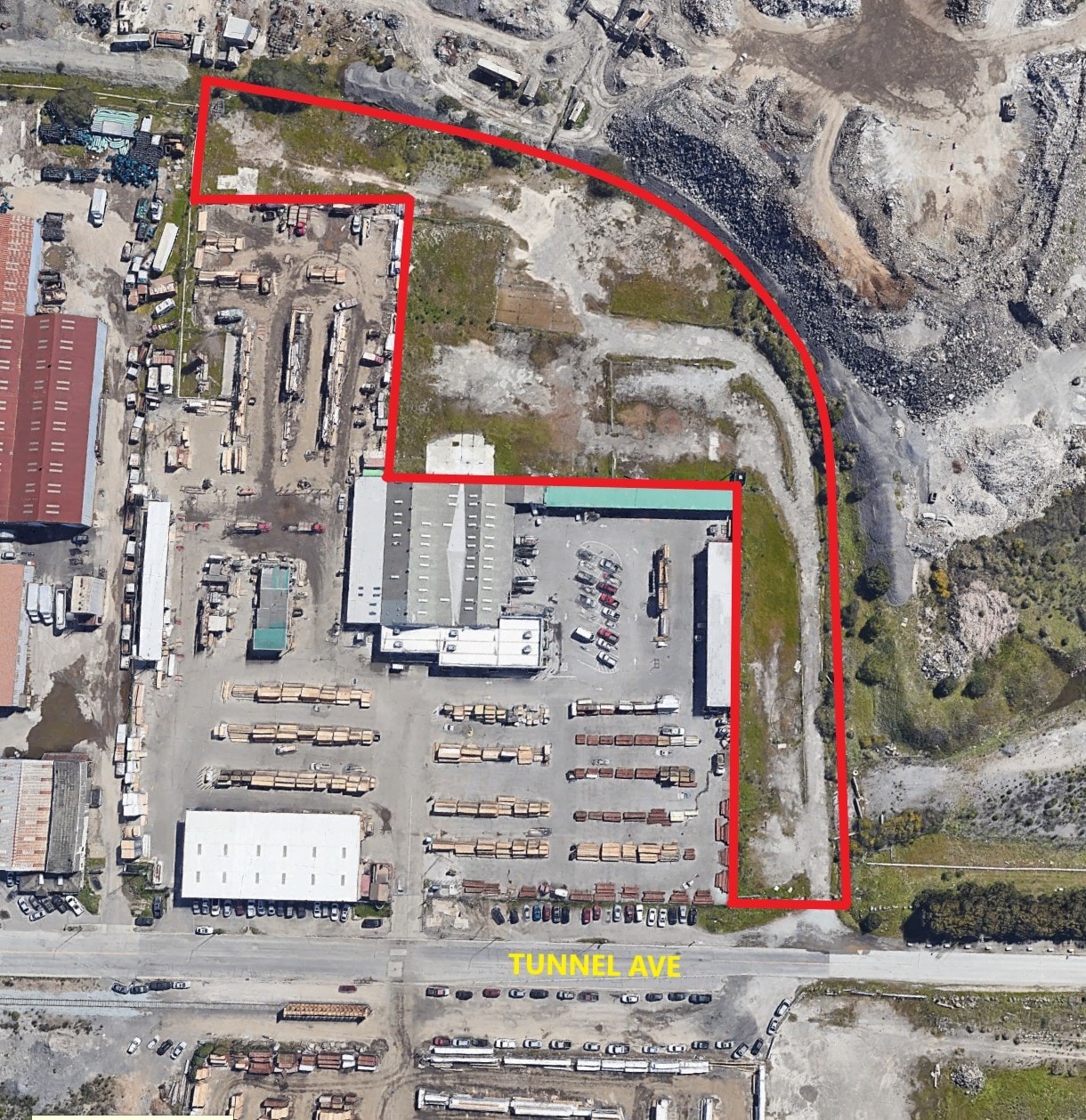 601B Tunnel Ave Brisbane, CA 94005 Land Property for Lease on