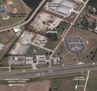 Del Valle, TX Commercial Land - 4300 Burch Dr