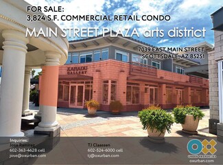 Scottsdale, AZ Storefront Retail/Office - 7033-7039 E Main St