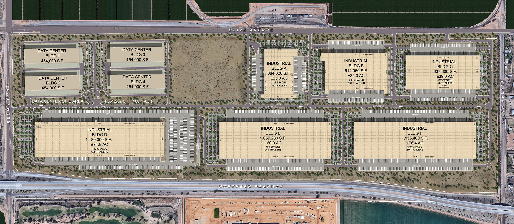 Reems Rd & Northern Pky, Waddell, AZ for Rent