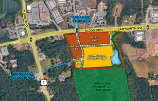 Ruther Glen, VA Commercial Land - Ladysmith Rd & Green Rd Ruther Glen, VA Commercial Land - Ladysmith Rd & Green Rd