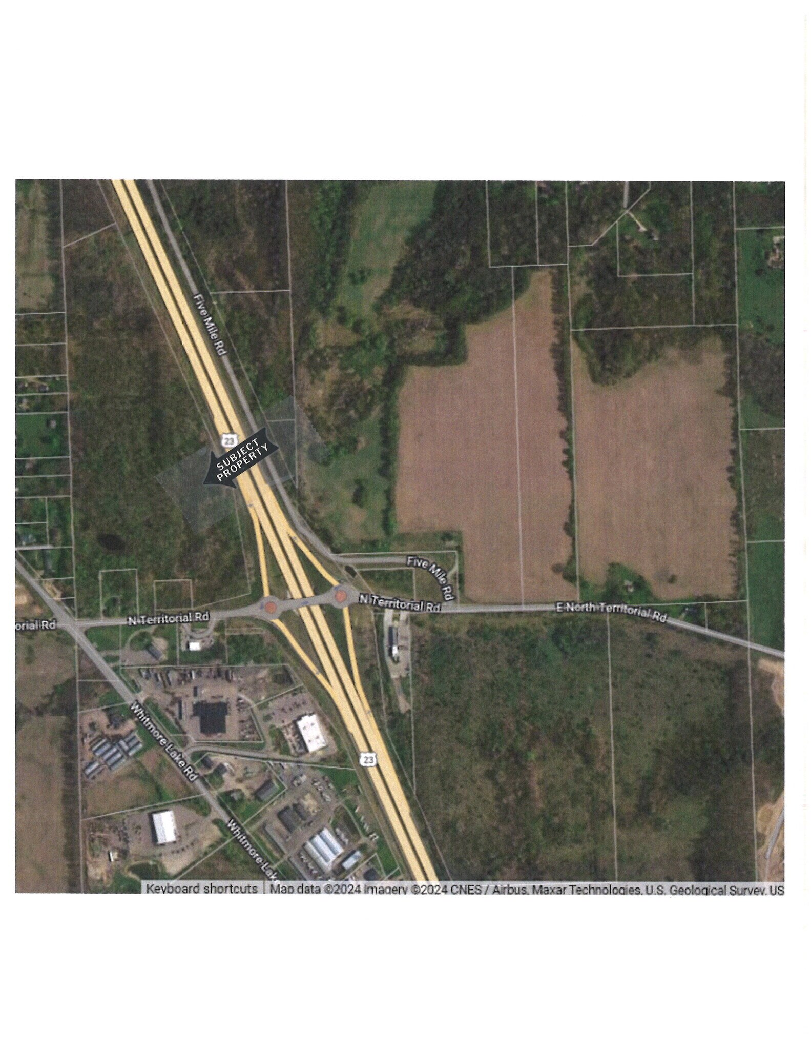 37.55 acres North Territorial Road West, Whitmore Lake, MI for Sale