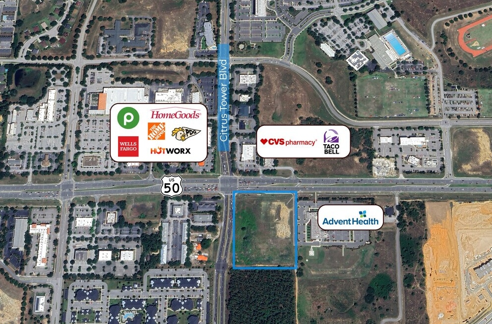 East Highway 50 @ Citrus Tower Boulevard, Clermont, FL for Rent