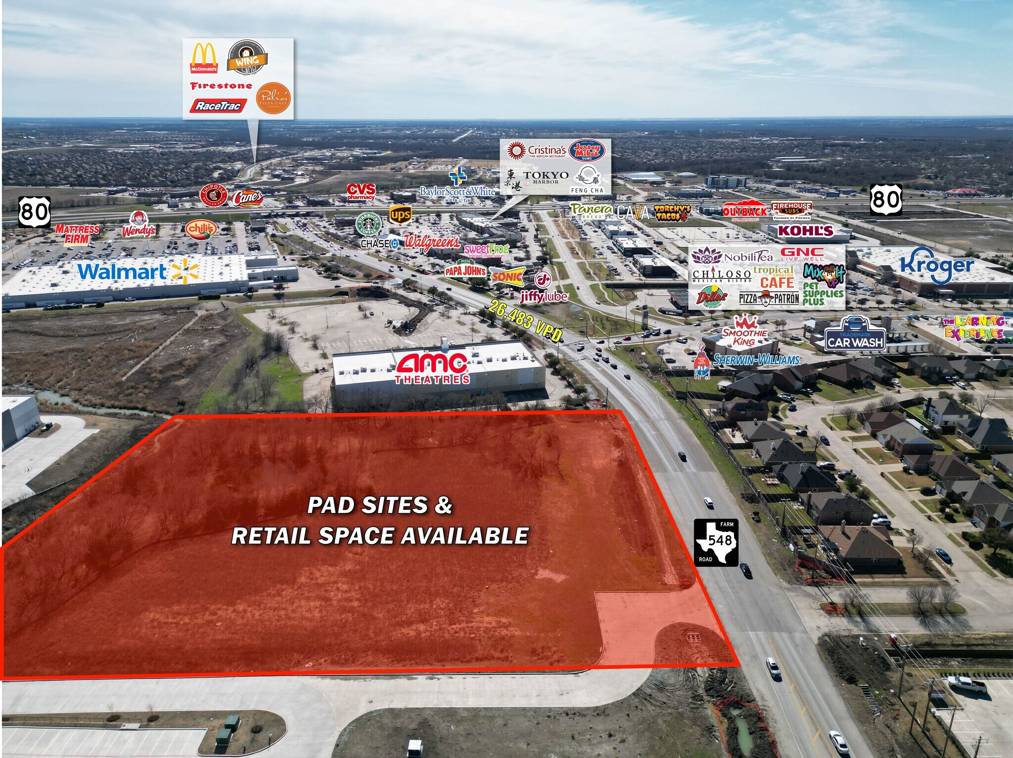 FM 548 at Lonesome Dove Ln, Forney, TX for Rent