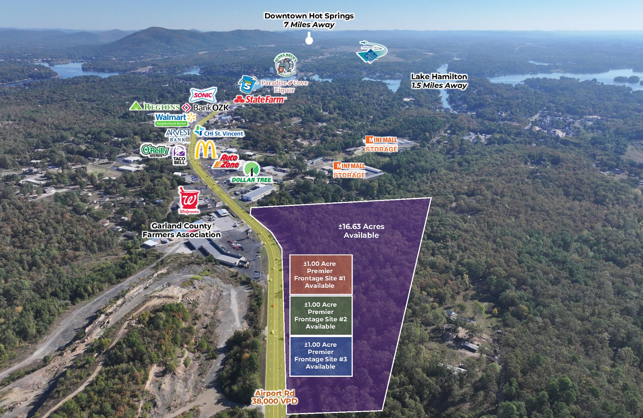 00 Airport Rd, Hot Springs National Park, AR for Sale