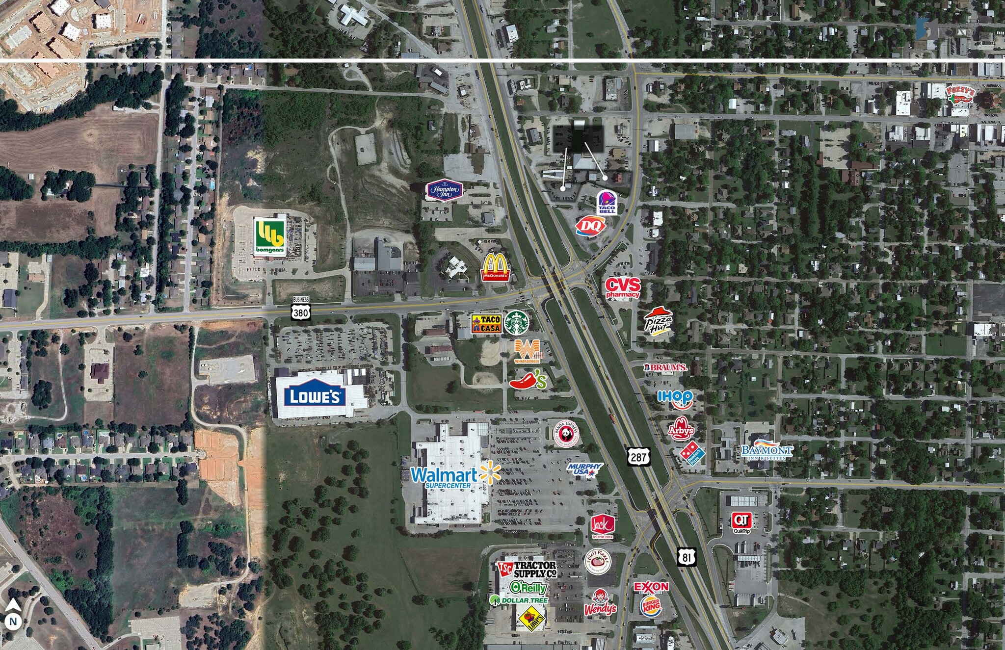 NEQ US-287 & US-380, Decatur, TX for Rent