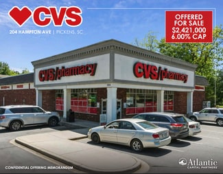 Pickens, SC Drug Store - 204 Hampton Ave