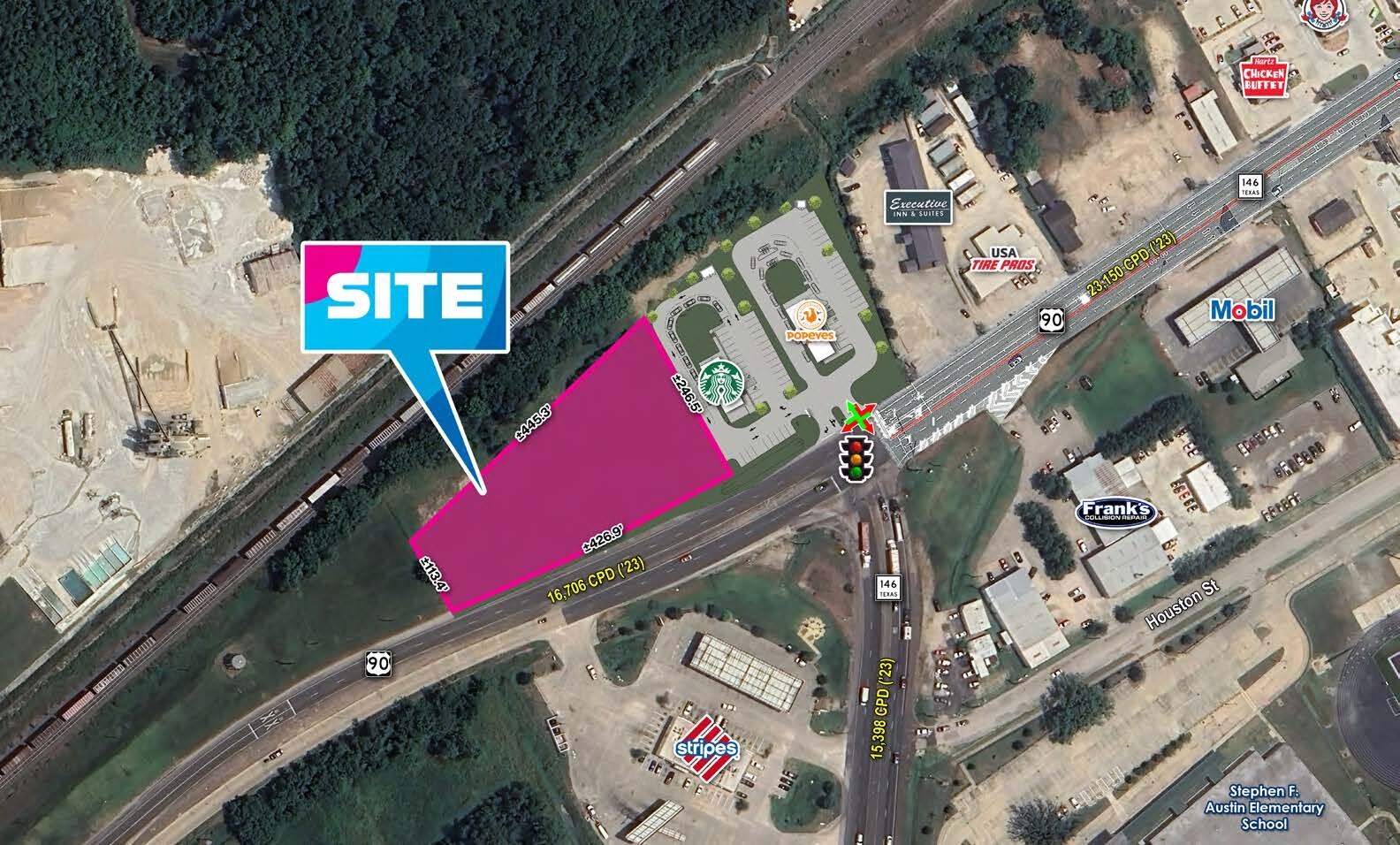 NEQ US-90 & SH-146, Dayton, TX for Rent