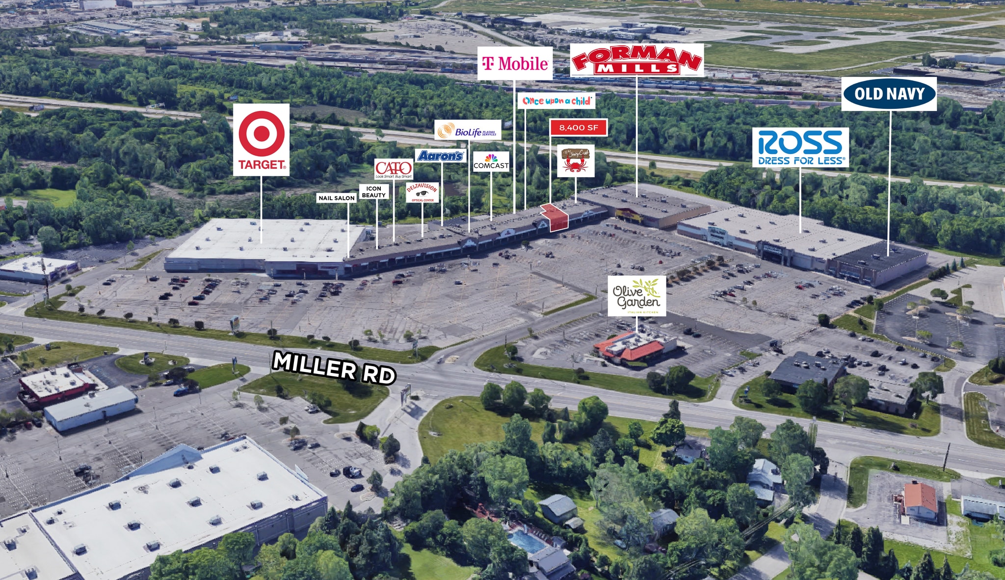 3527-3593 Miller Rd, Flint, MI for Rent