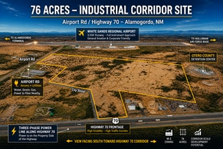 Alamogordo, NM Commercial - Hwy 70 Frontage w/dual access on Airport Rd Alamogordo, NM Commercial - Hwy 70 Frontage w/dual access on Airport Rd