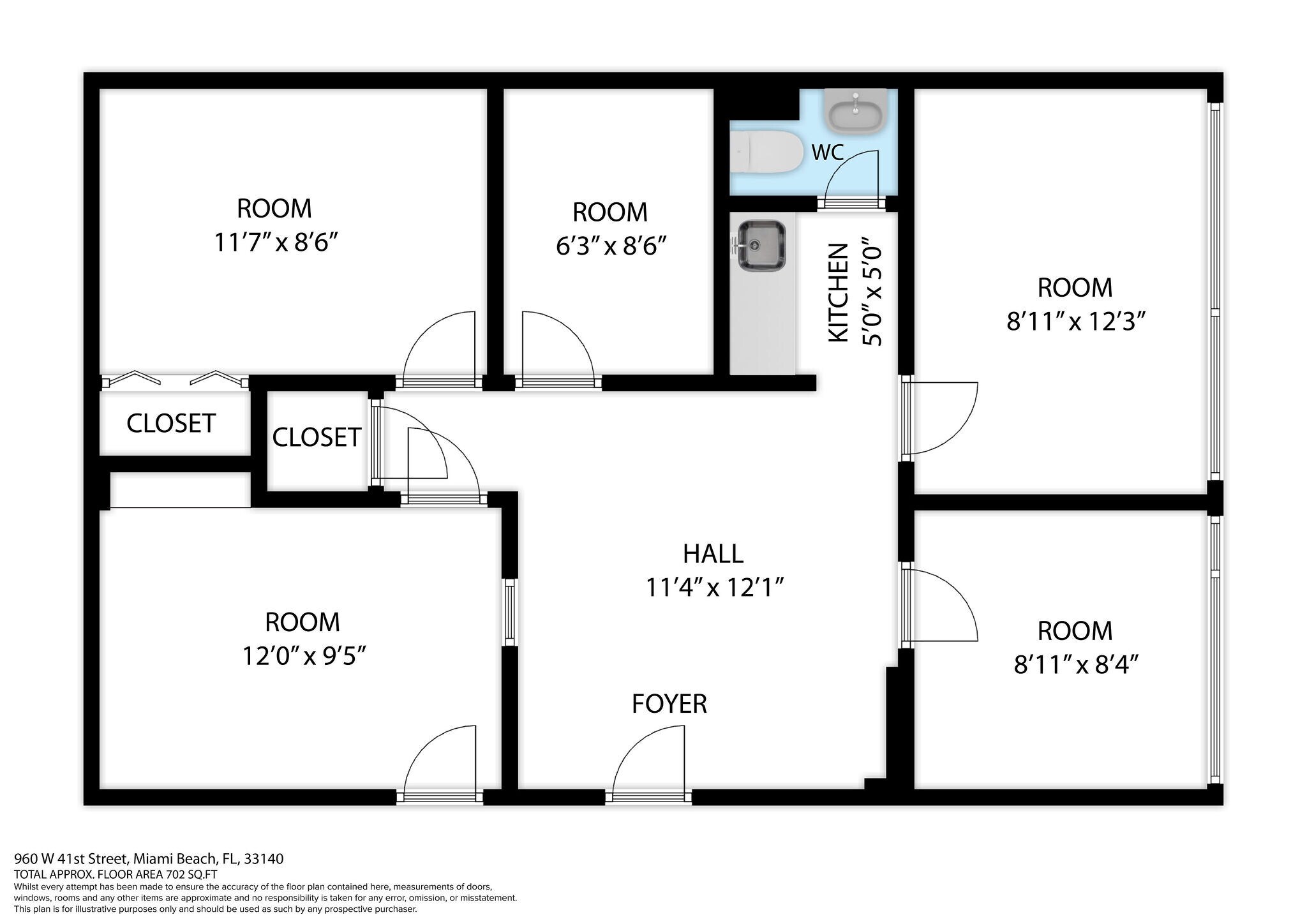 960 W 41st St, Miami Beach, FL for Rent