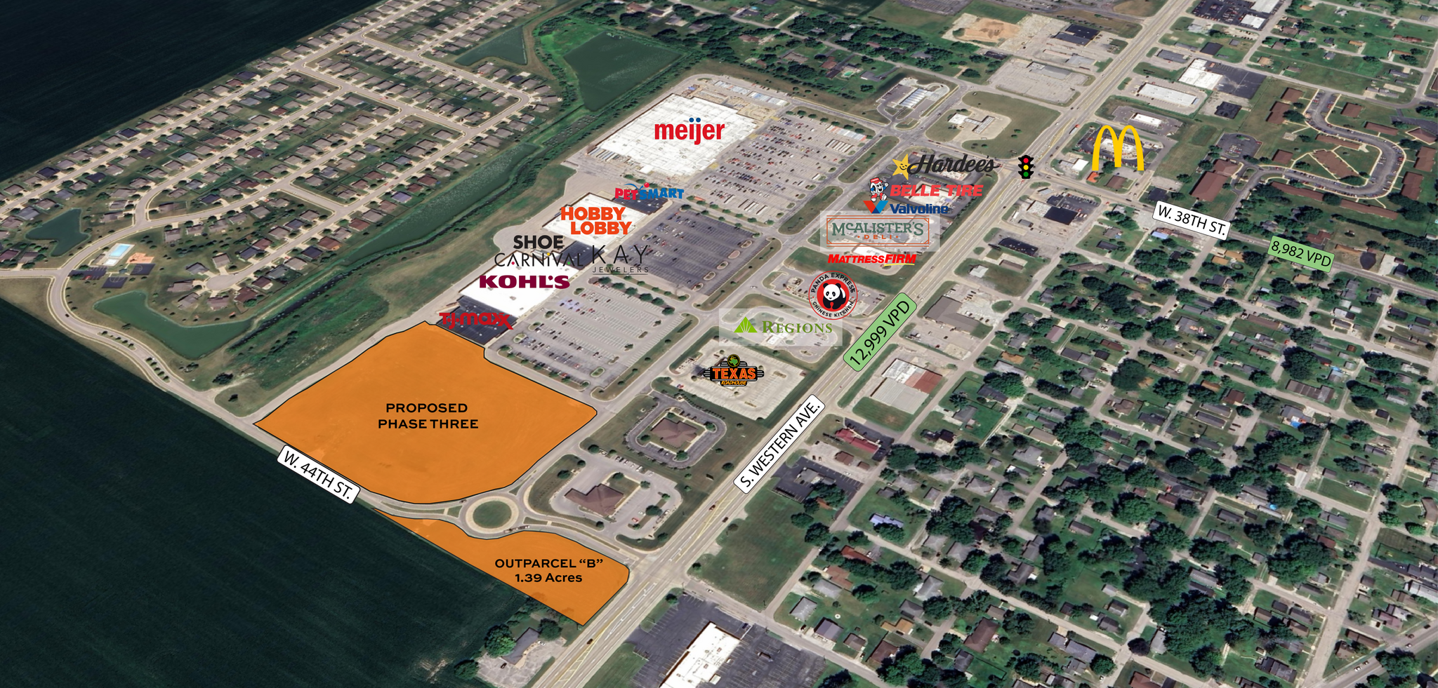 S Western Ave @ W 44th St, Marion, IN for Rent