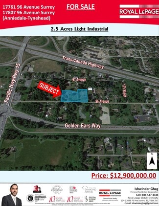Surrey, BC Industrial Land - 17761 96 Av Surrey, BC Industrial Land - 17761 96 Av