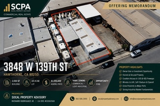 Hawthorne, CA Manufacturing - 3848 W 139th St