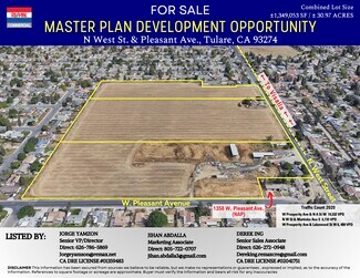 Tulare, CA Commercial Land - 907 N West St