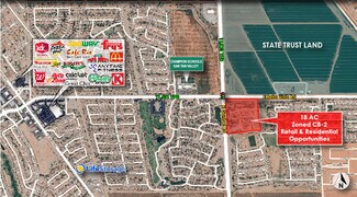 San Tan Valley, AZ Commercial Land - SEC Bella Vista & Gantzel Rd