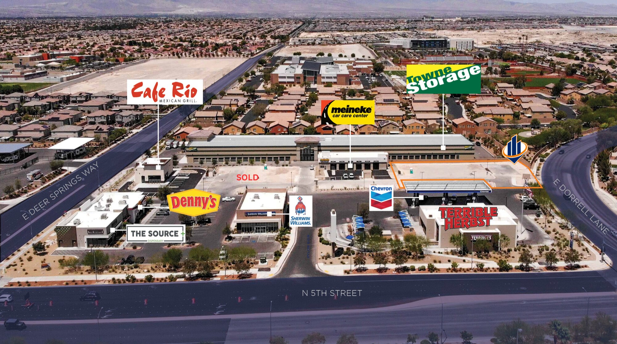 NWC Deer Springs @ N 5th Street, North Las Vegas, NV for Rent