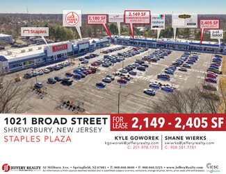 Shrewsbury, NJ Retail - 1021-1103 Broad St Shrewsbury, NJ Retail - 1021-1103 Broad St