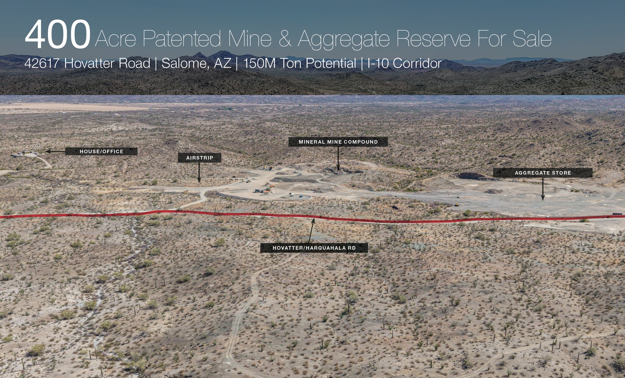 42617 Hovatter Rd, Salome, AZ for Sale