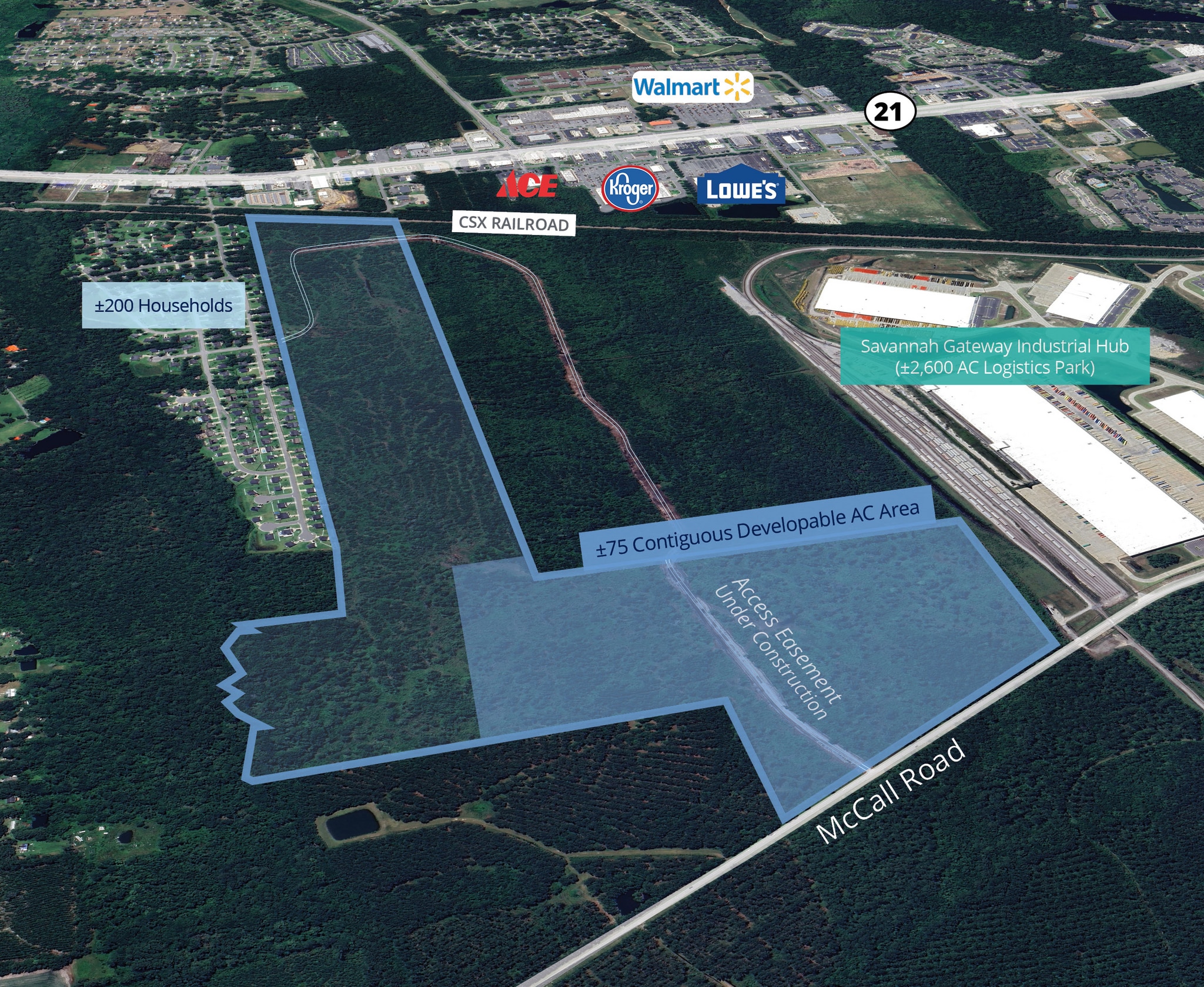 McCall Road, Rincon, GA for Sale
