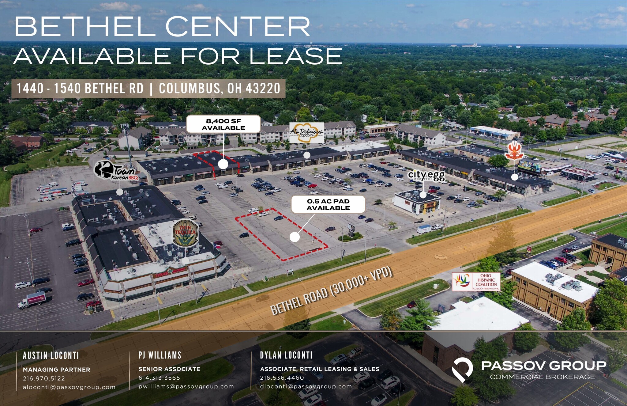 Bethel Center Pad Site, Columbus, OH for Rent
