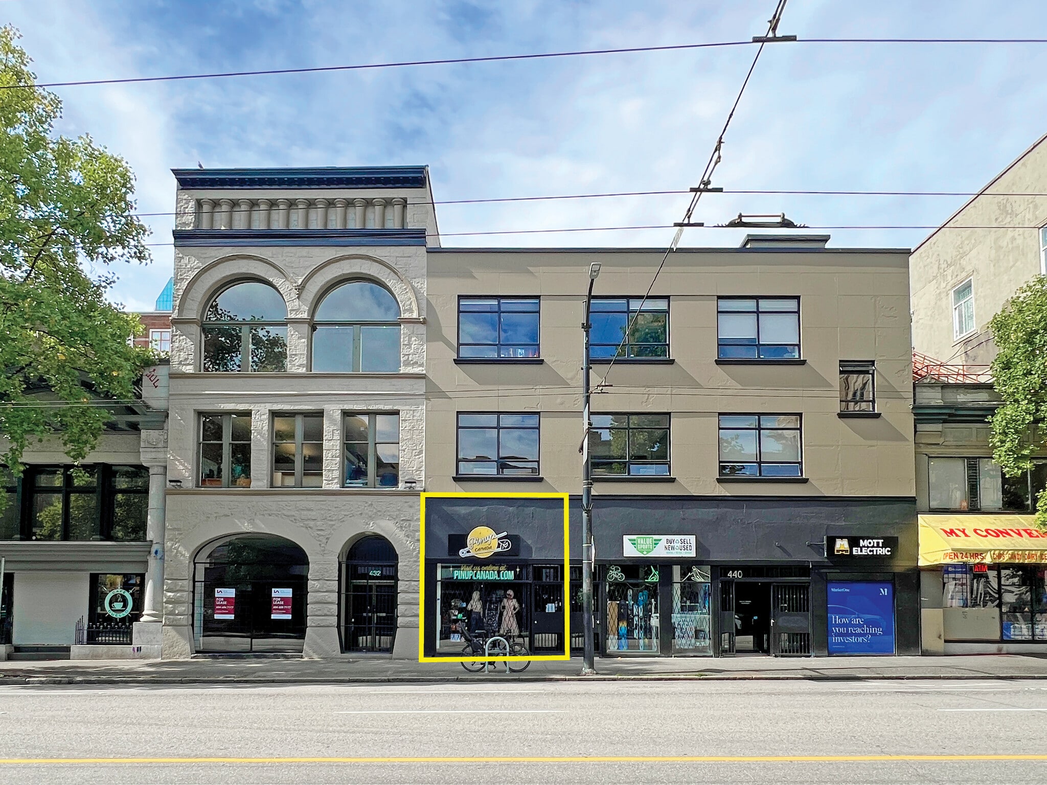 432-434 W Hastings St, Vancouver, BC for Rent