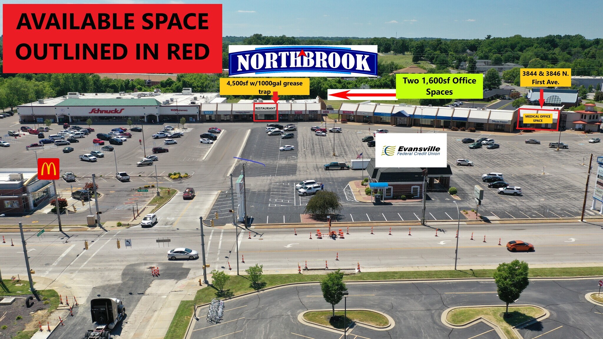 3710-3748 N 1st Ave, Evansville, IN for Rent