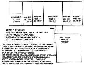 Osceola, AR Industrial - 1001 Ohlendorf Rd
