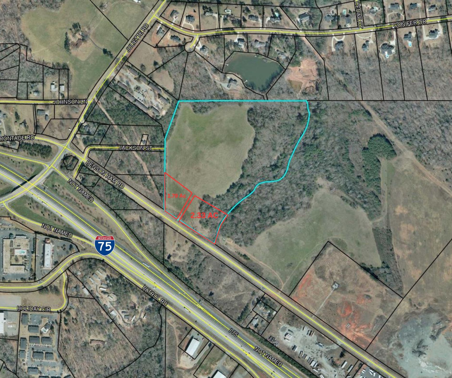 2.33 acres Benson Ham rd, Forsyth, GA for Sale